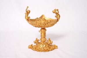 Stunning Gilded Bronze Salt Bonbon Sweet Dish | Ref. no. 02612 single | Regent Antiques
